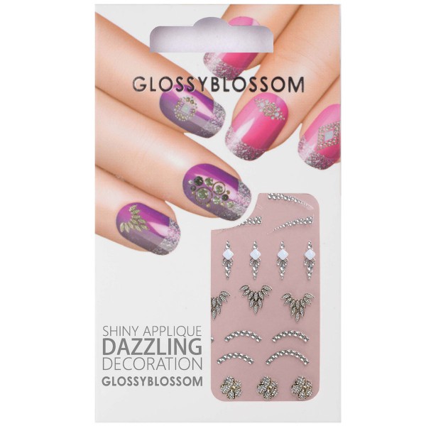 Glossy Blossom Nail Sticker 17