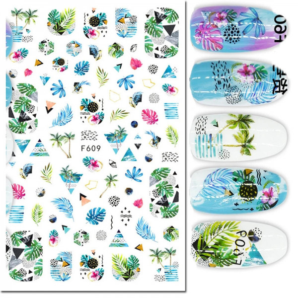 Nail Sticker Sommer 20