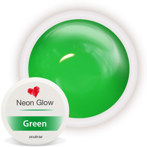 Neon Glow Farbgel Green grün nailart