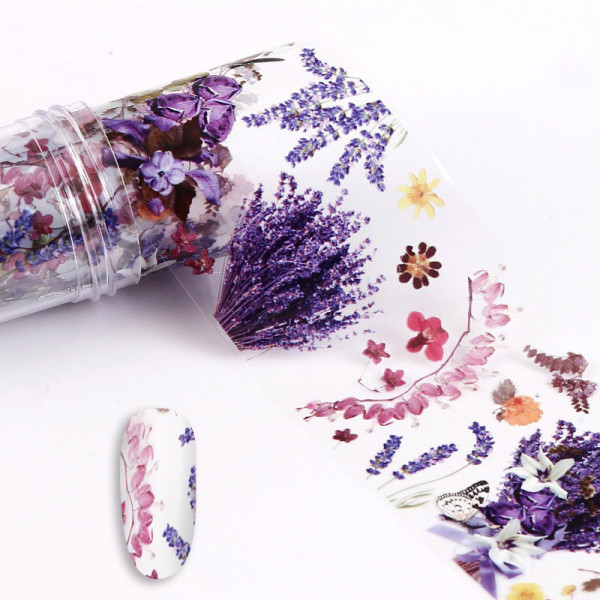 Transferfolien Blume Nailart Folie