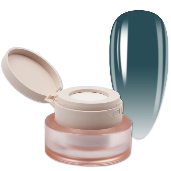 Ombre Gel Dark Petrol trend 