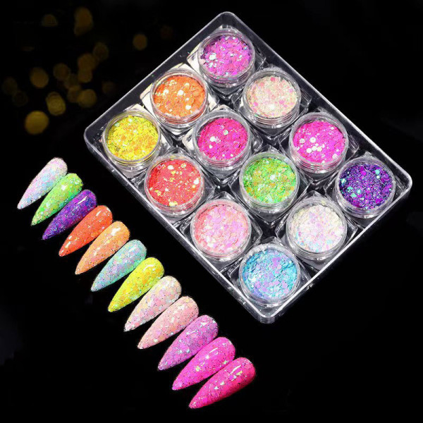 12er Holo Glitter Mix 7