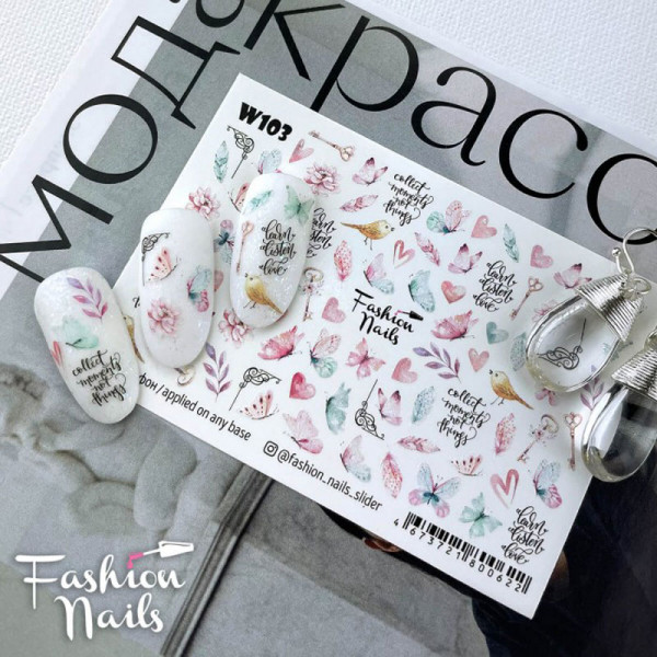 Schmetterling Slider Fashion Nails