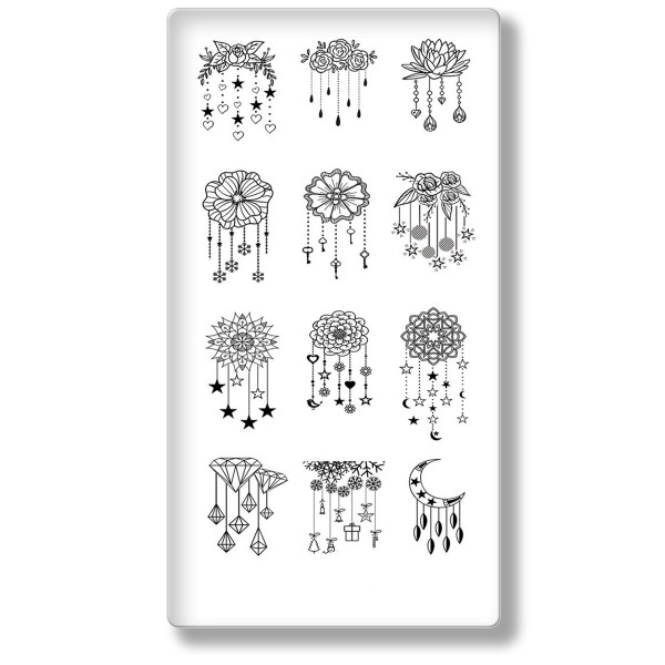 Stamping Schablone Mandala 5