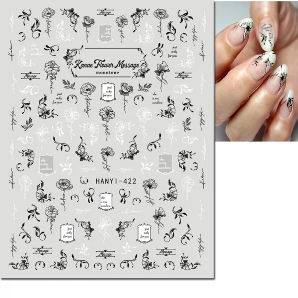 Nail Sticker Schnörkel 6