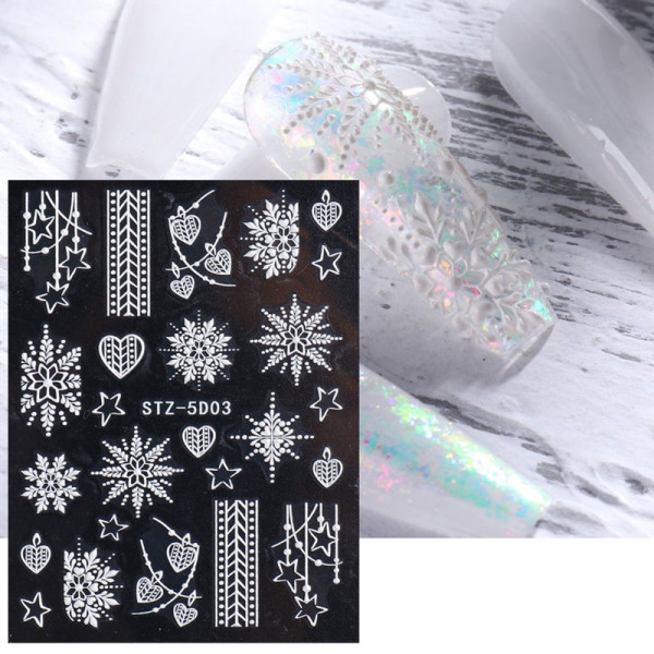 Stamping Schablone Spitze 03