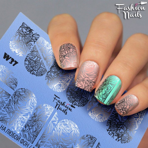 Fashion Nails Slider Blumen Nailart