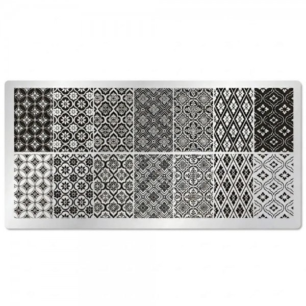 stamping schablone Blumen ornamente für ausgefallene nägel