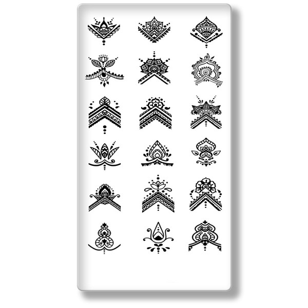 Stamping Schablone Mandala 7