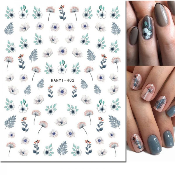 Nail Sticker Blumen 51