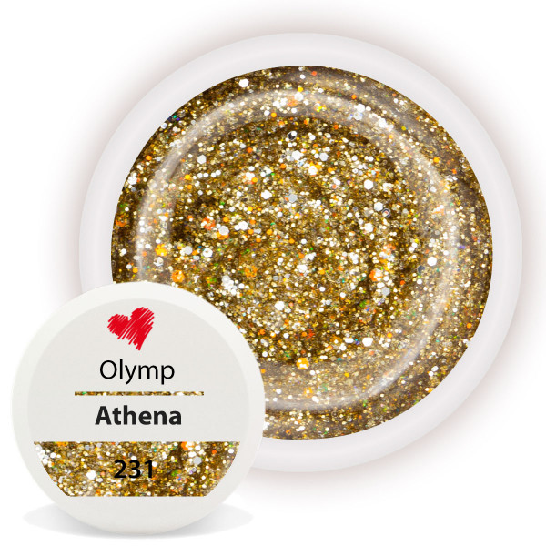 Olymp Glitter Farbgel Athena Nailart