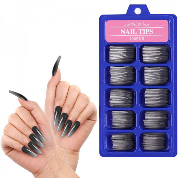 100 Ballerina Press-On Fullcover Tips Ombre