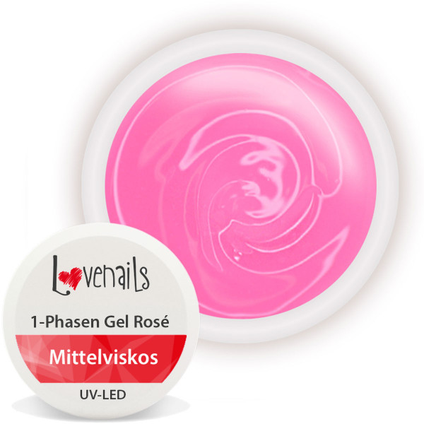 1-Phasen Gel Rosé 15ml