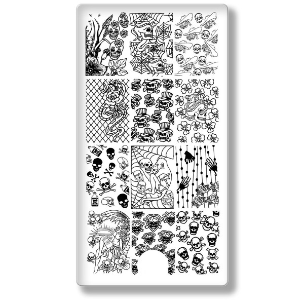 Stamping Schablone Halloween 10