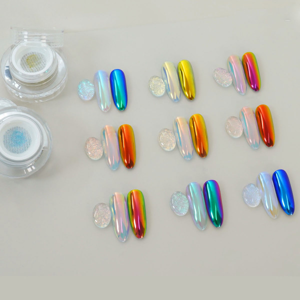 Aurora Chrome Pigment Set