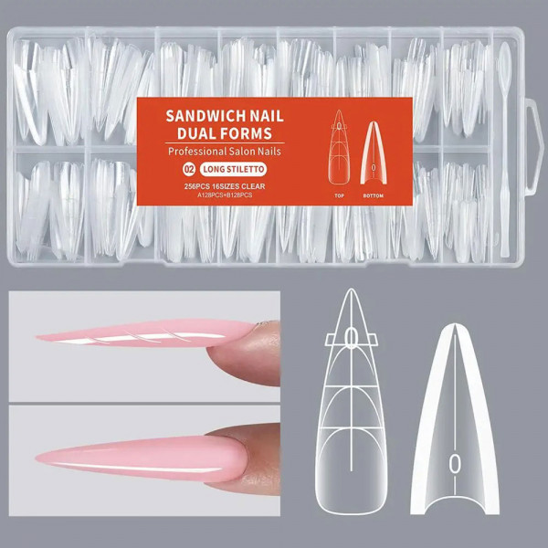 240 Sandwich Dual Tips Stiletto