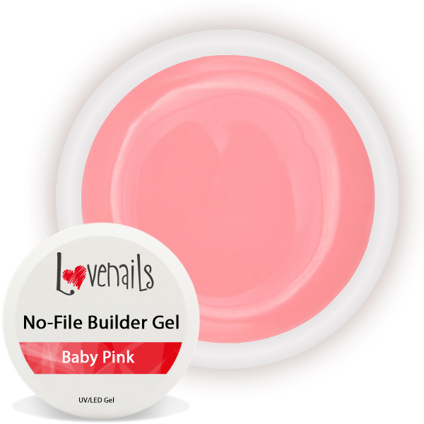 No-File Builder Gel baby pink