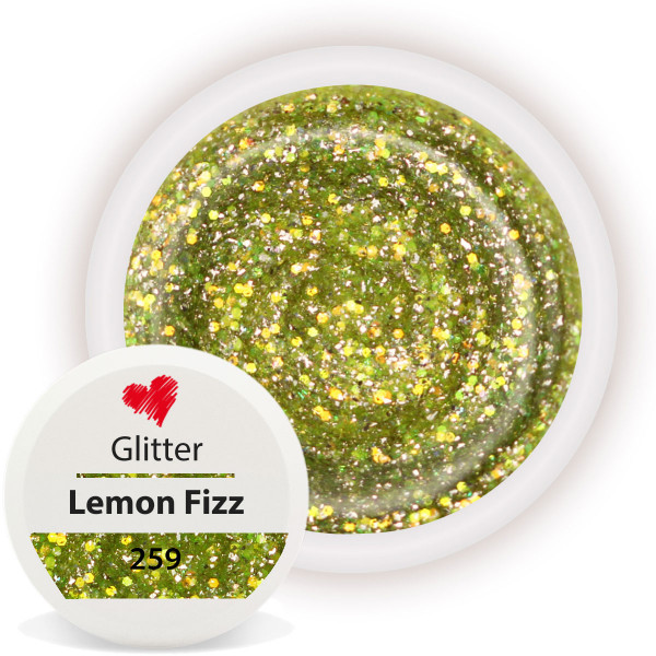 Glitter Farbgel Lemon Fizz