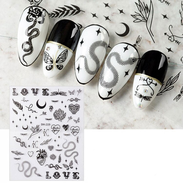 Love Nail Sticker naildesign liebe