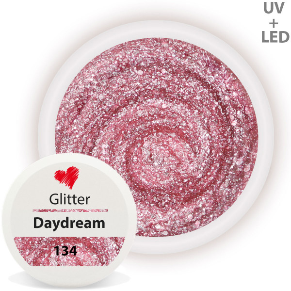 Glitter Farbgel Daydream 5ml Nailart UV-Gel Modellage
