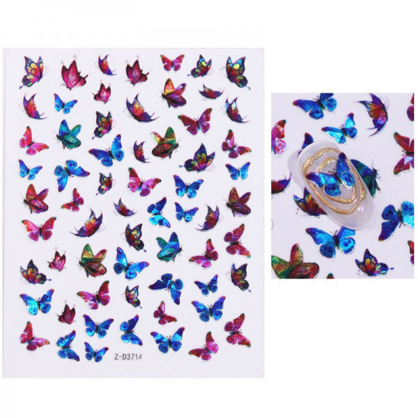 Nail Sticker Holo Schmetterling Nails