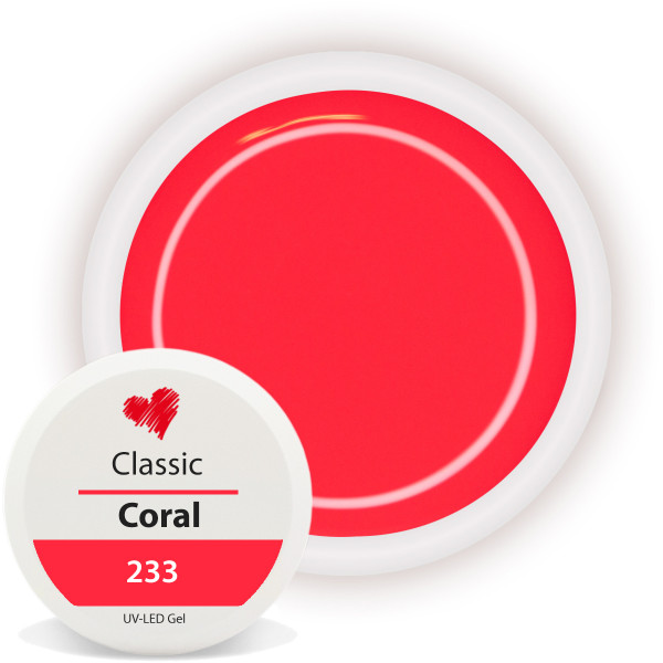 Classic Farbgel Coral Nailart Modellage