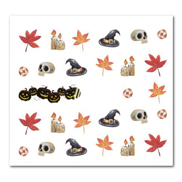 Nailart Tattoo Halloween 11