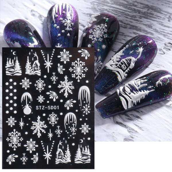 Stamping Schablone Spitze 01