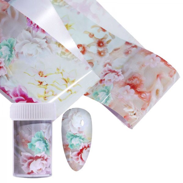 Blume Transferfolien Nailart Nägel